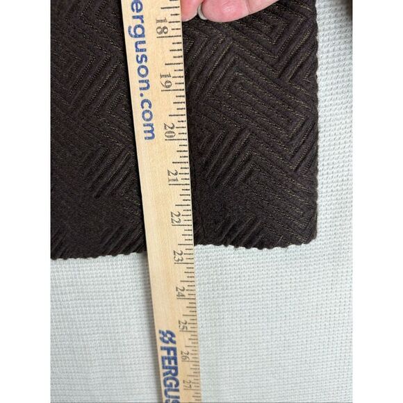 Talbots Dark Brown Queen Ann Jewel Neckline Blazer Wool Blend Preppy 10 - Picture 7 of 13